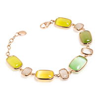 Bracciale Madì Donna  Oliva in Argento Quarzo idrotermale 38984